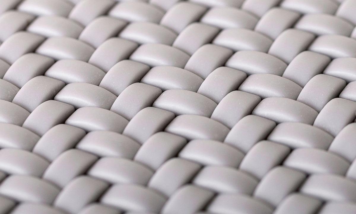 Dark Grey Recycled Glass Basket Weave Mosaic Tile