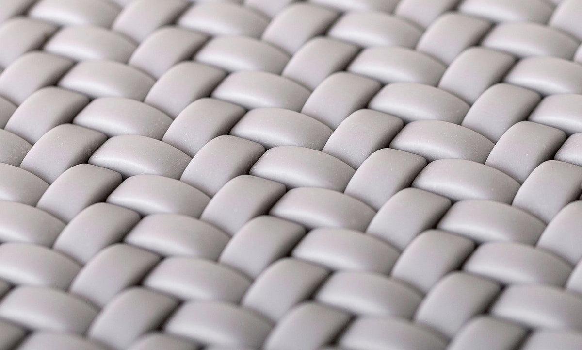 Dark Grey Recycled Glass Basket Weave Mosaic Tile | Tile Club