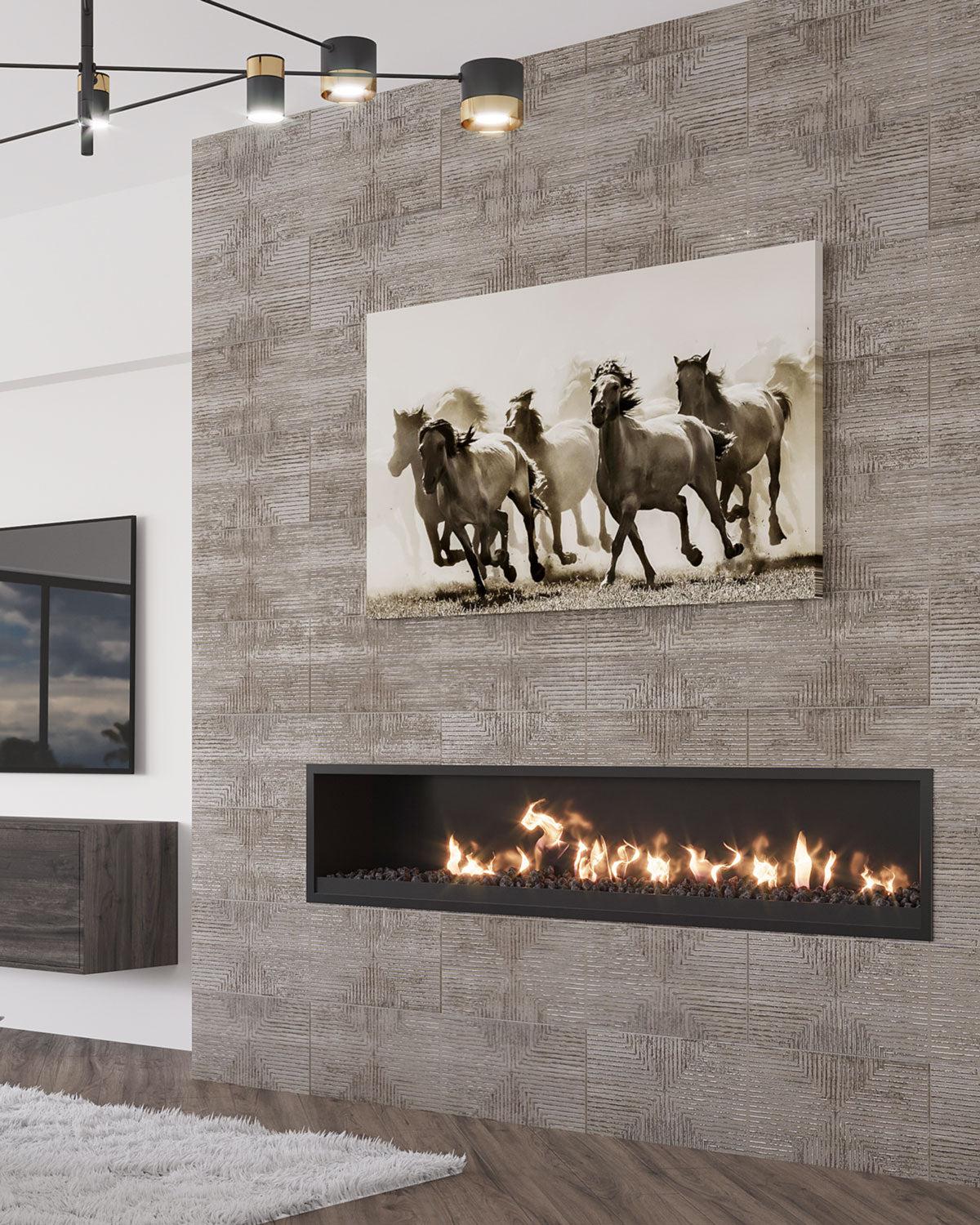 Decor Sospiro Smoke Ceramic Tile 12x40 | Tile Club