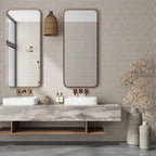 Denali Beige Concrete Look Ceramic Mosaic Tile | Tile Club