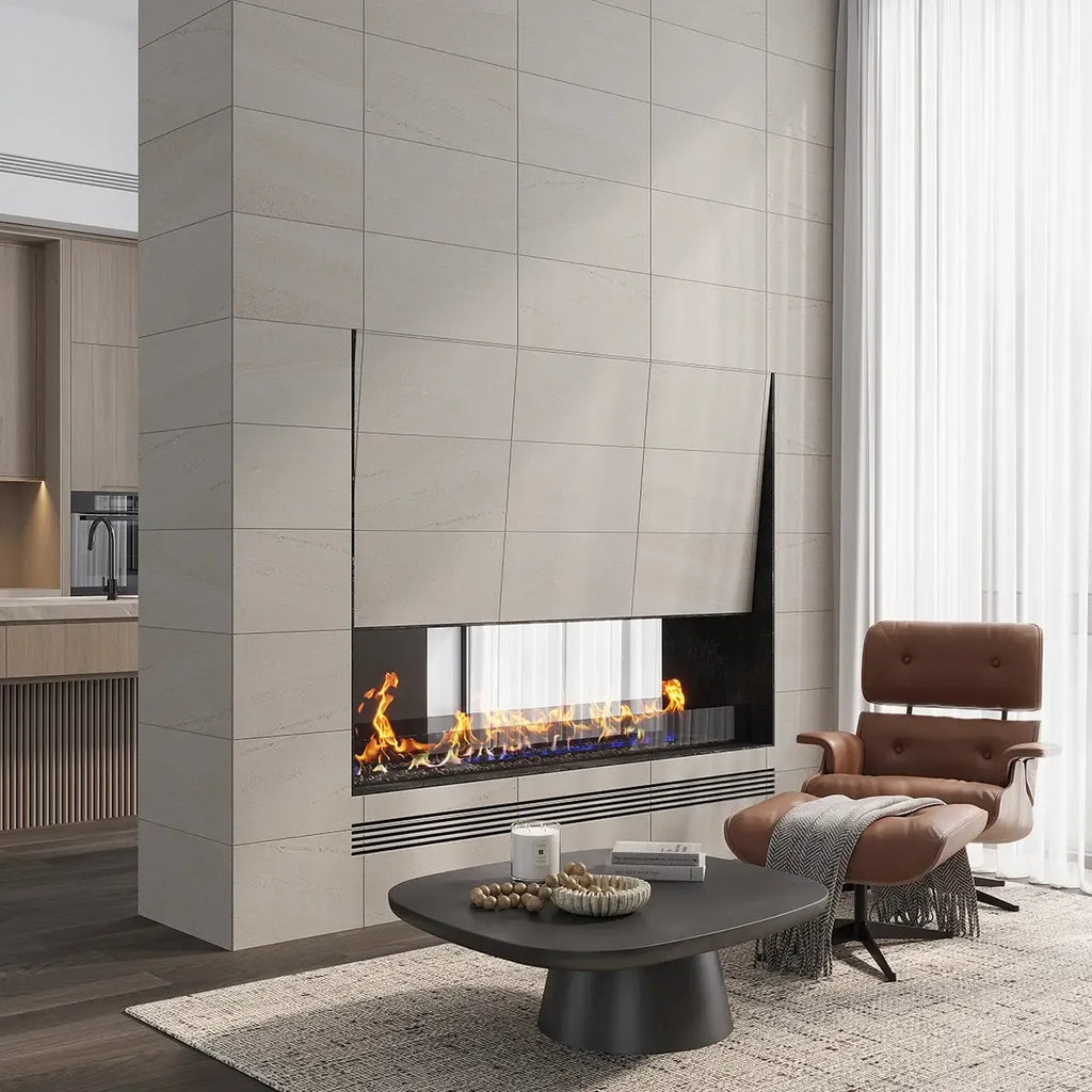 Denali Gray Concrete Look Porcelain Tile 12" x 24 | Tile Club