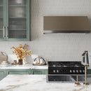 Denali Off-White Concrete Look Ceramic Mosaic Tile | Tile Club
