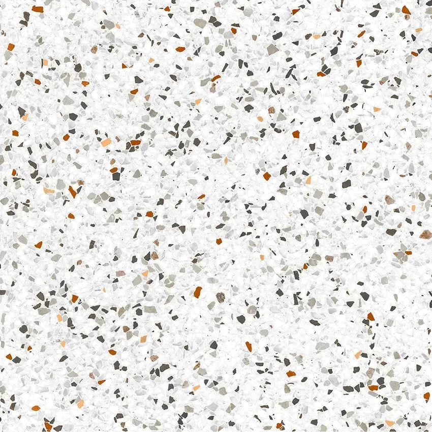 Desert Sand Terrazzo Square Porcelain Tile Swatch | Tile Samples Ship ...