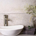 Dover Almond Stone Look Beige Porcelain Tile