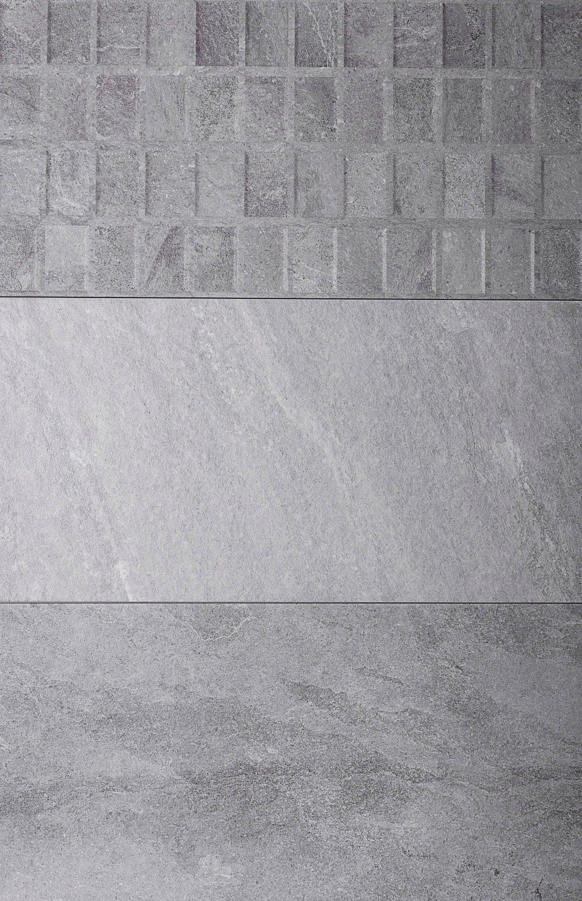 Dover Gris Stone Look Gray Porcelain Tile | Tile Club