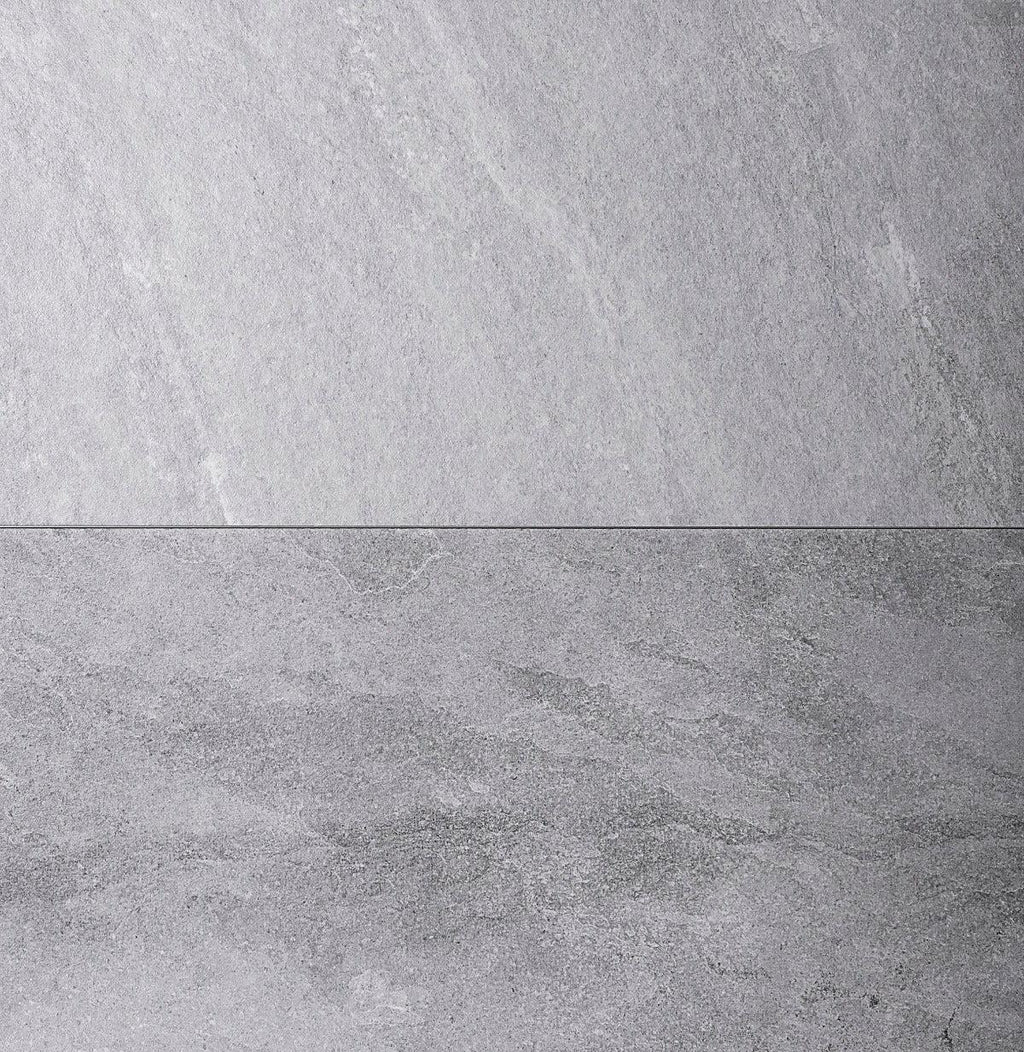 Dover Gris Stone Look Gray Porcelain Tile | Tile Club