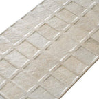Dover Almond Deco Textured TIle | Tile Club