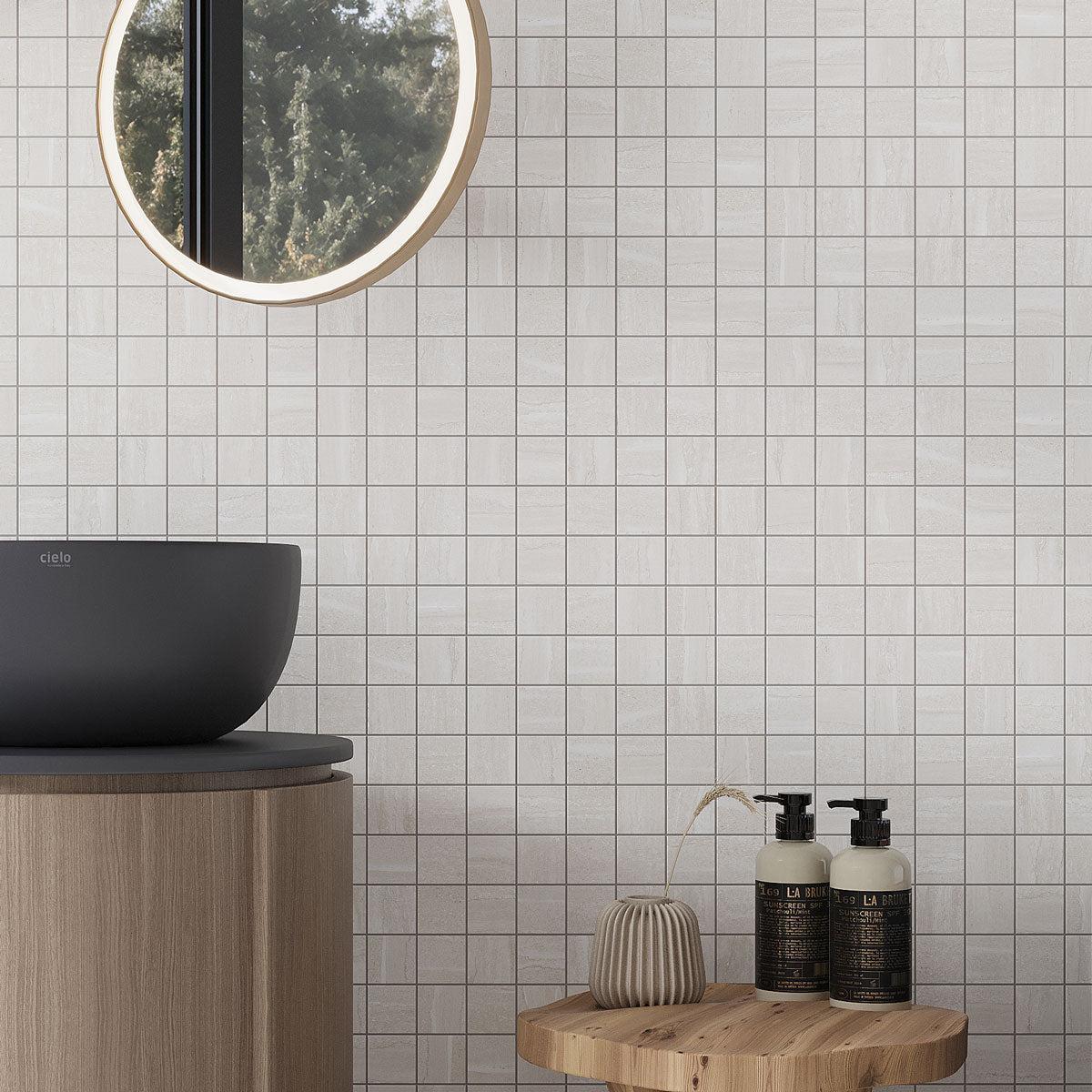 Dunescape Beige 2x2 Porcelain Mosaic Tile | Tile Club