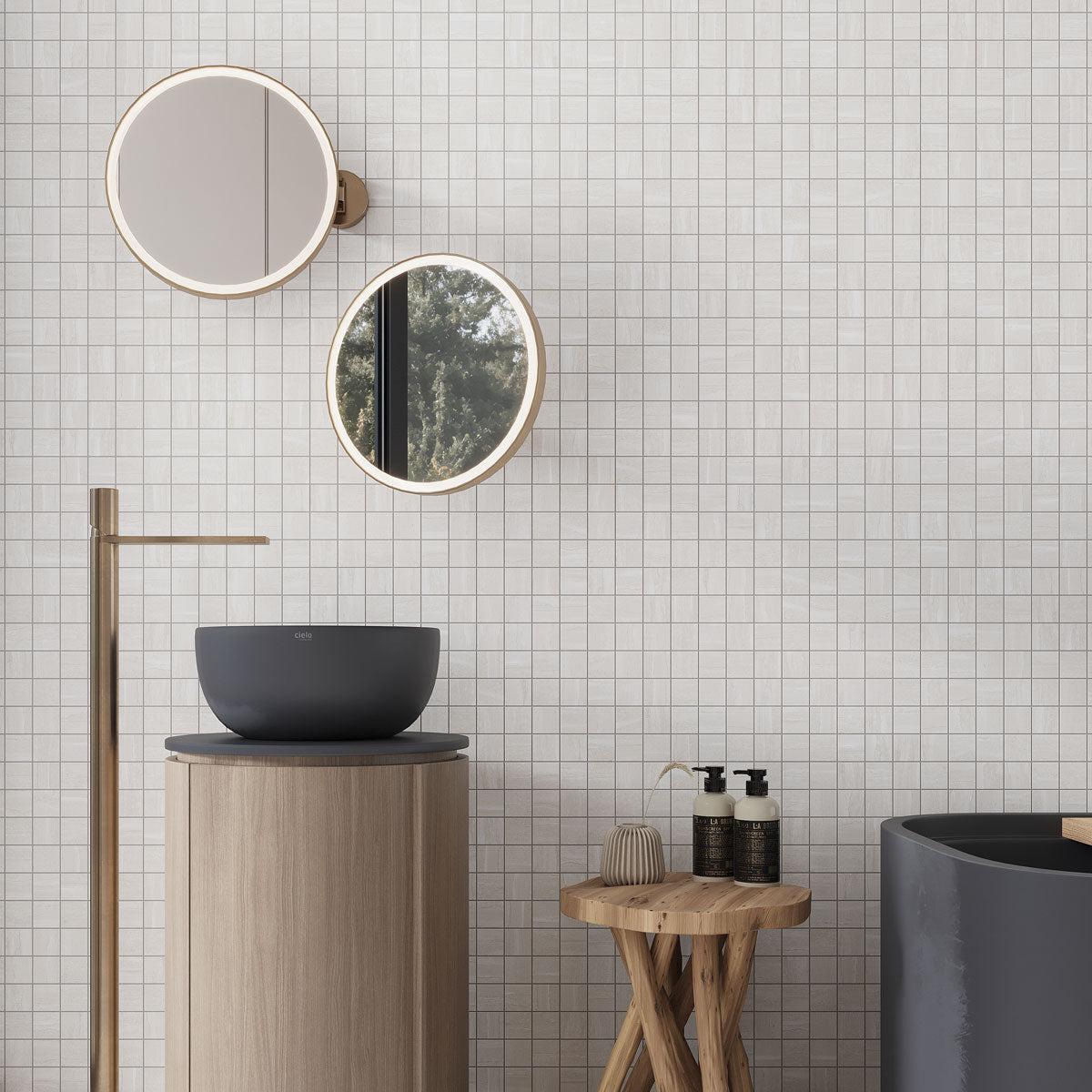 Dunescape Beige 2x2 Porcelain Mosaic Tile | Tile Club