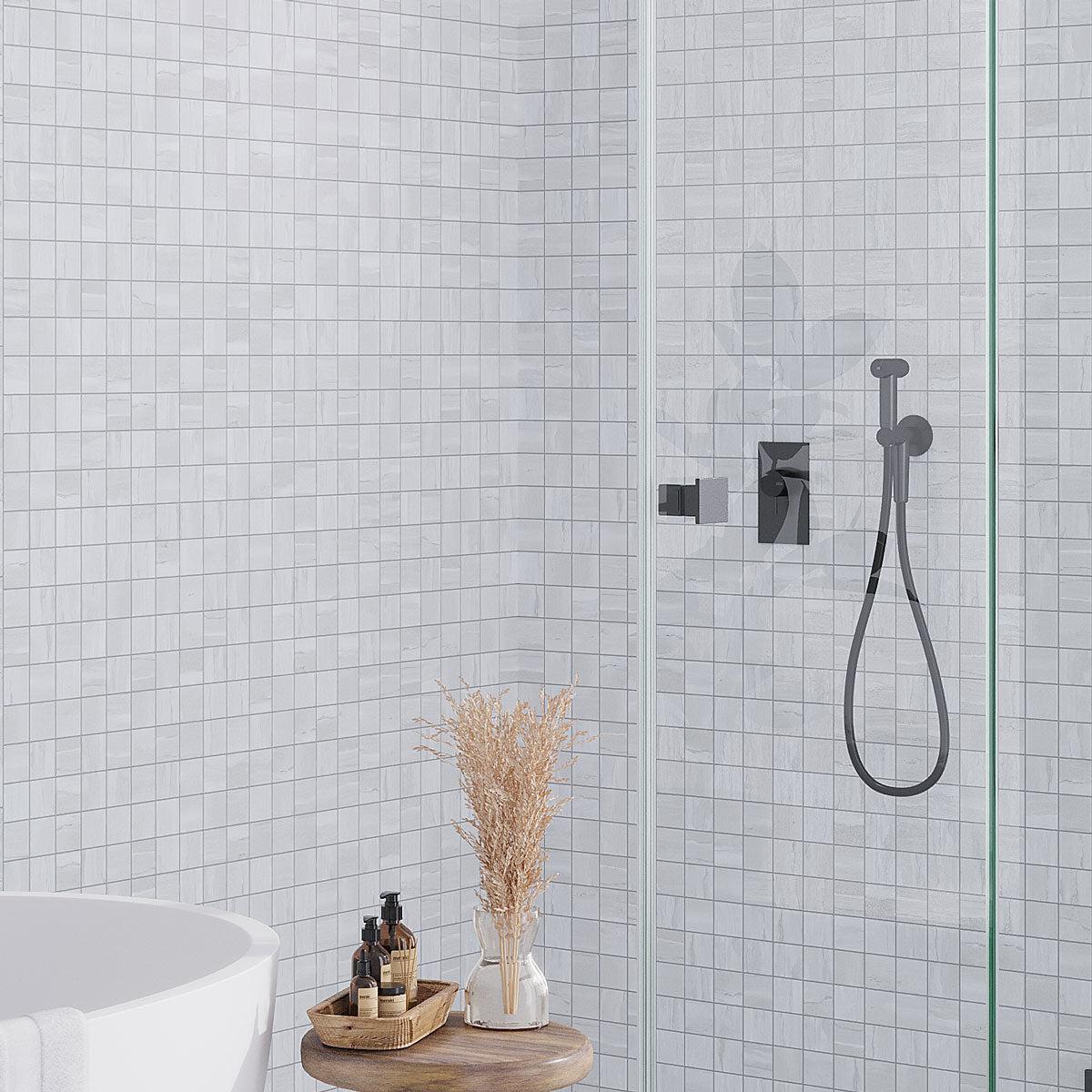 Dunescape Gray 2x2 Porcelain Mosaic Tile