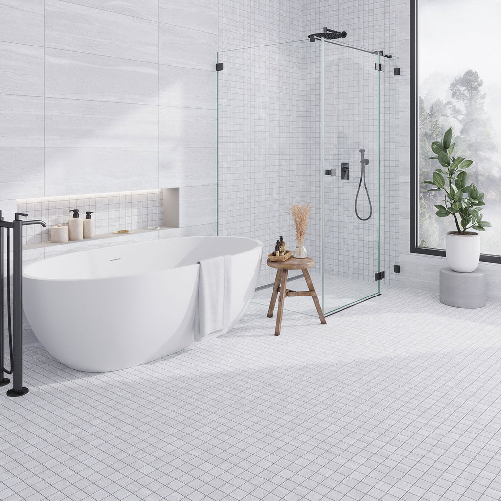 Dunescape Gray 2x2 Porcelain Mosaic Tile | Tile Club