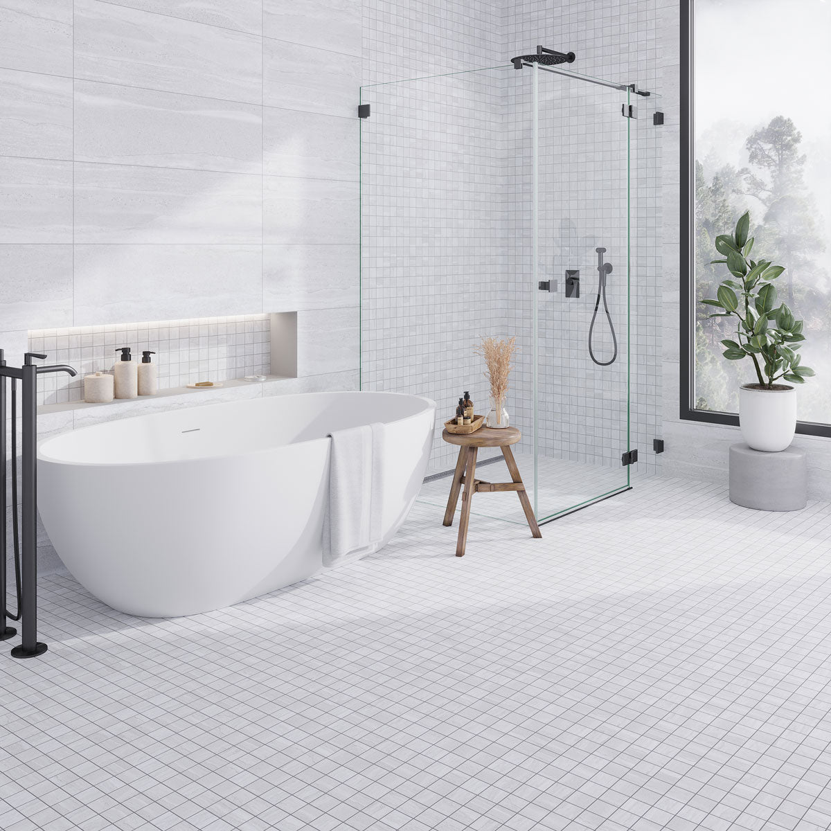 Dunescape Gray 2x2 Porcelain Mosaic Tile | Tile Club