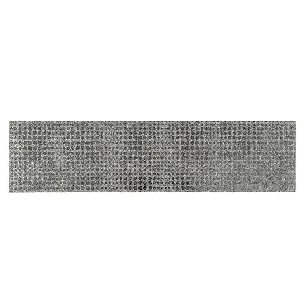 Black Dots Etched Subway Marble Tile | Tile Club