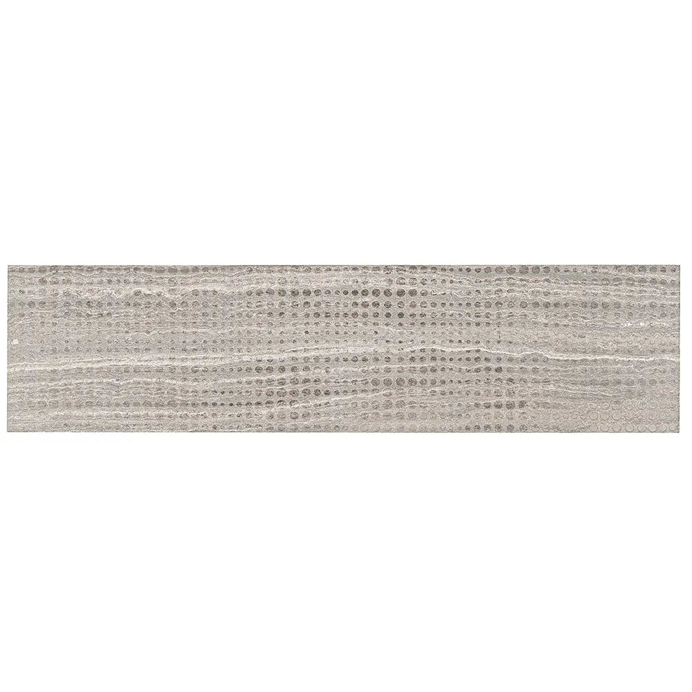 Wooden Beige Dots Etched Subway Marble Tile | Tile Club