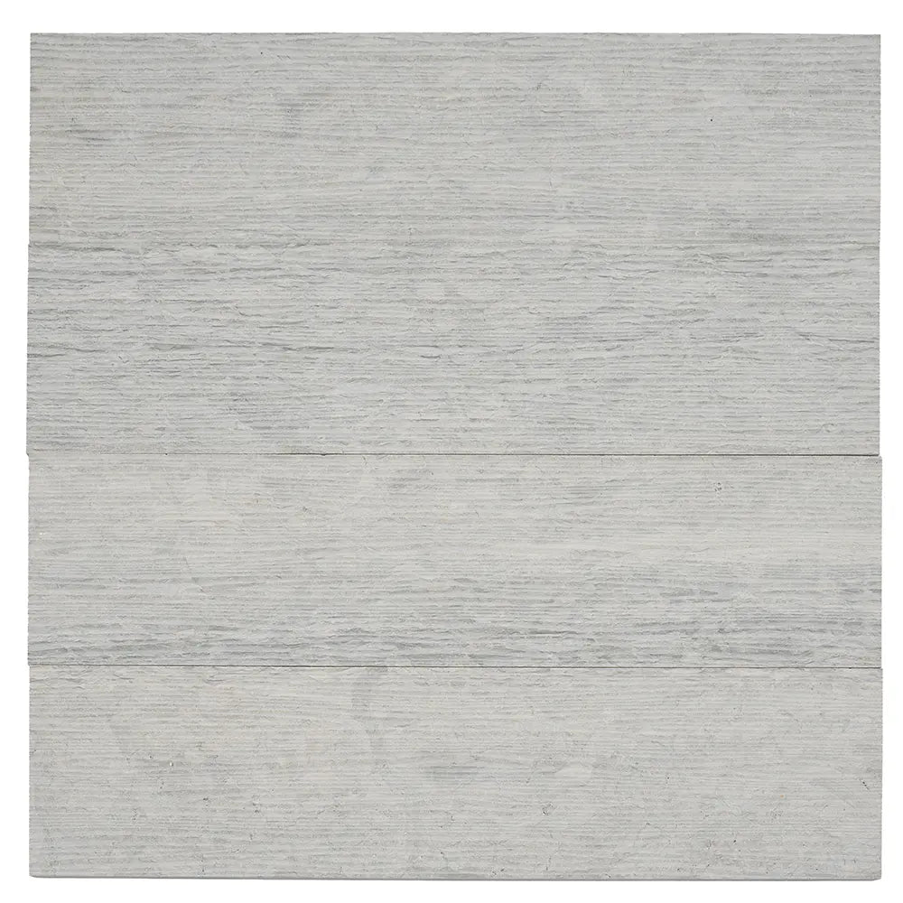 Grey Limestone Waves Etched Subway Tile | Tile Club