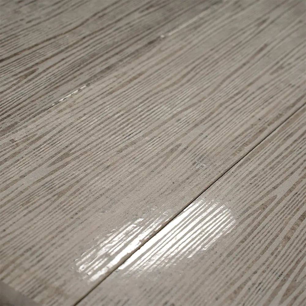 Wooden Beige Waves Etched Subway Marble Tile | Tile Club