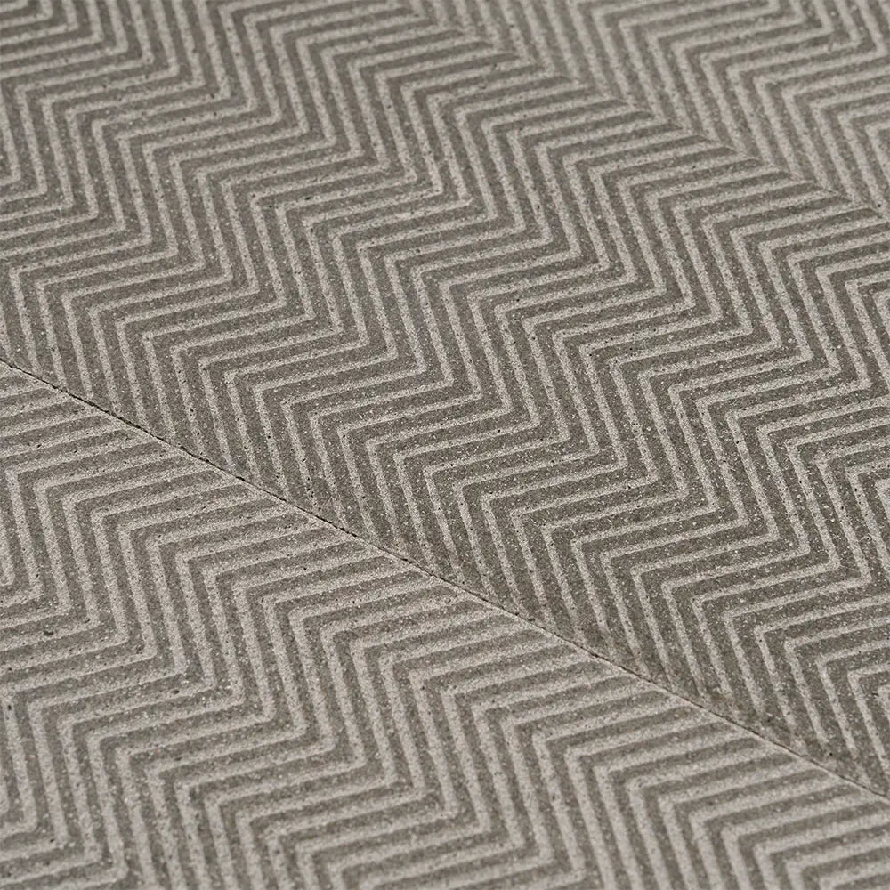 Black Chevron Etched Subway Marble Tile | Tile Club