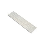 Grey Limestone Chevron Etched Subway Tile | Tile Club