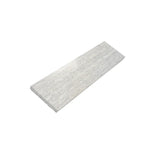 Grey Limestone Chevron Etched Subway Tile | Tile Club