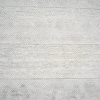 Grey Limestone Chevron Etched Subway Tile | Tile Club