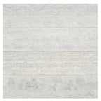 Grey Limestone Chevron Etched Subway Tile | Tile Club