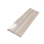 Wooden Beige Chevron Etched Subway Marble Tile | Tile Club