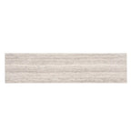 Wooden Beige Chevron Etched Subway Marble Tile | Tile Club