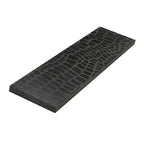 Black Gator Etched Subway Marble Tile | Tile Club