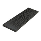 Black Gator Etched Subway Marble Tile | Tile Club