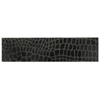 Black Gator Etched Subway Marble Tile | Tile Club