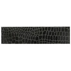 Black Gator Etched Subway Marble Tile | Tile Club