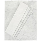 Carrara Gator Etched Subway Marble Tile | Tile Club