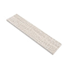 Grey Limestone Gator Etched Subway Tile | Tile Club
