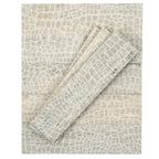 Grey Limestone Gator Etched Subway Tile | Tile Club