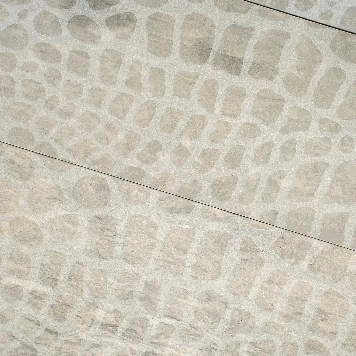 Grey Limestone Gator Etched Subway Tile | Tile Club