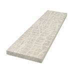 Grey Limestone Gator Etched Subway Tile | Tile Club