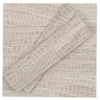 Wooden Beige Gator Etched Subway Marble Tile | Tile Club