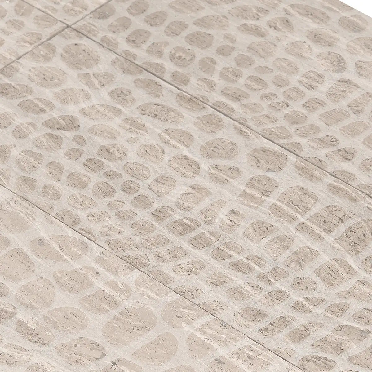 Wooden Beige Gator Etched Subway Marble Tile | Tile Club