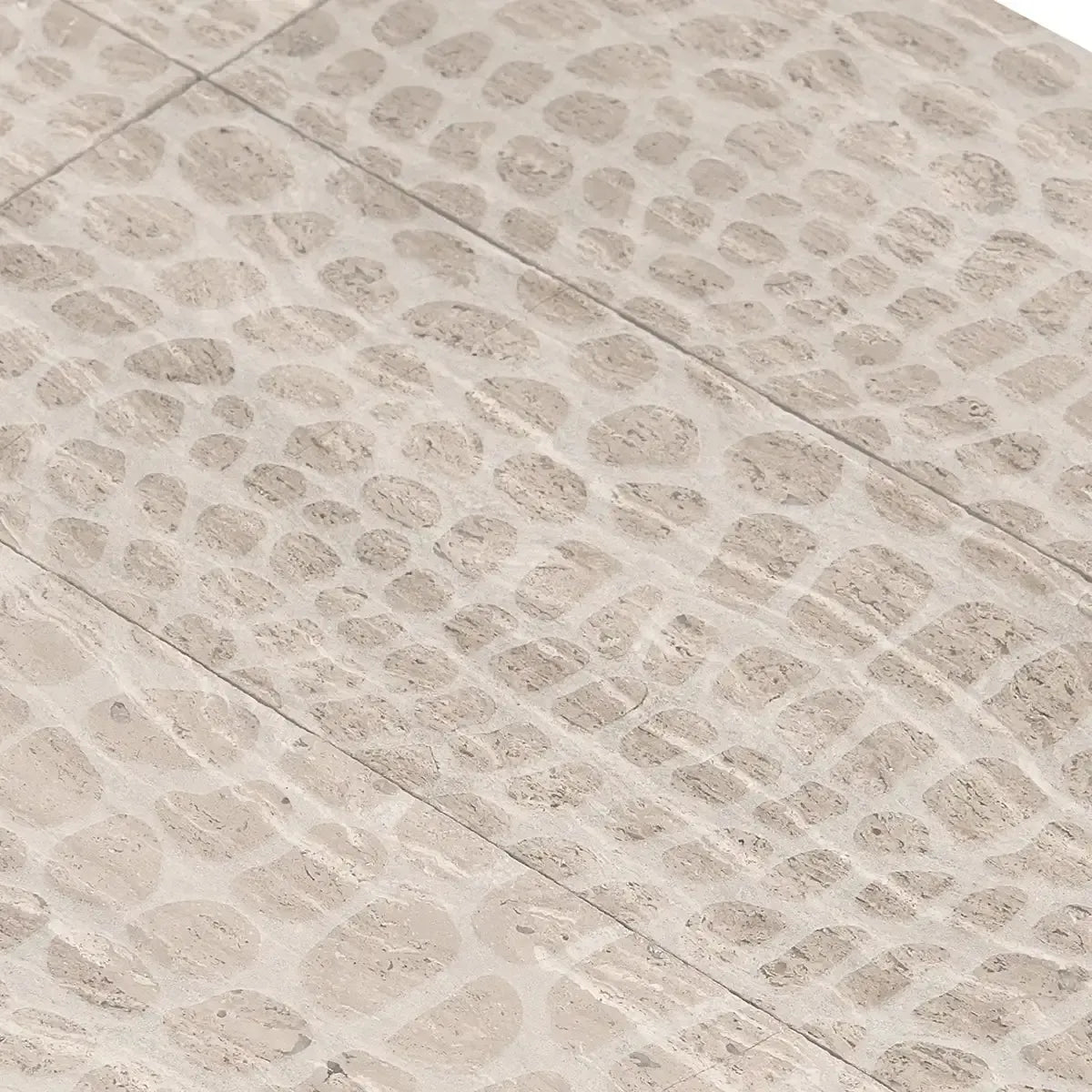 Wooden Beige Gator Etched Subway Marble Tile | Tile Club