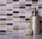 emperador dark marble mosaic tile