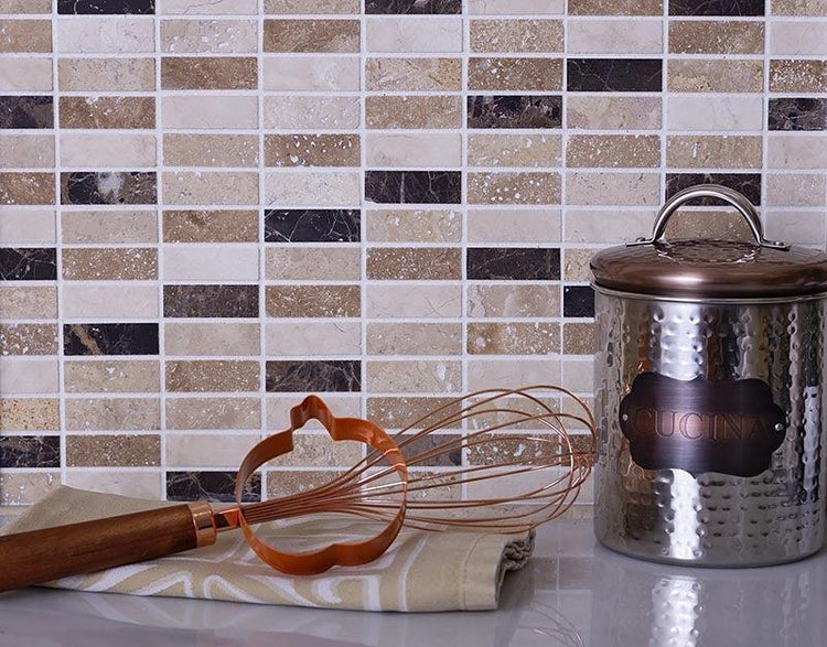 emperador mosaic tile