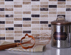 emperador mosaic tile