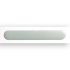Brio White and Sage Dash 3D Ceramic Subway Tile Sample | Tile Club