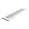 Brio White and Sage Dash 3D Ceramic Subway Tile Sample