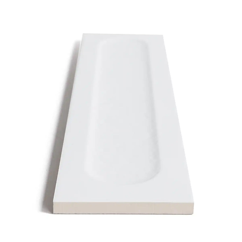 Brio White Dot 3D Ceramic Subway Tile Sample | Tile Club