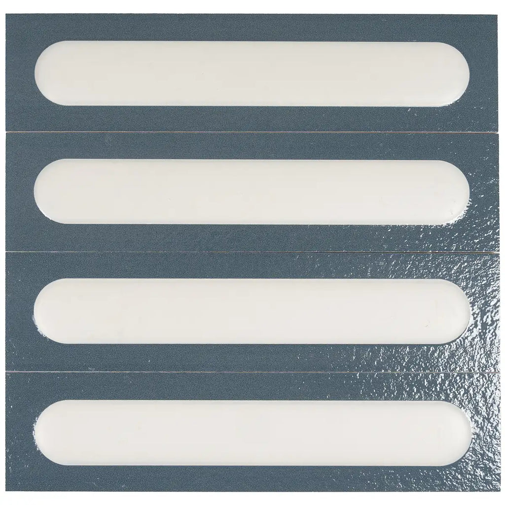 Brio Navy and White Dash 3D Ceramic Subway Tile | Tile Club
