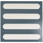 Brio Navy and White Dash 3D Ceramic Subway Tile | Tile Club