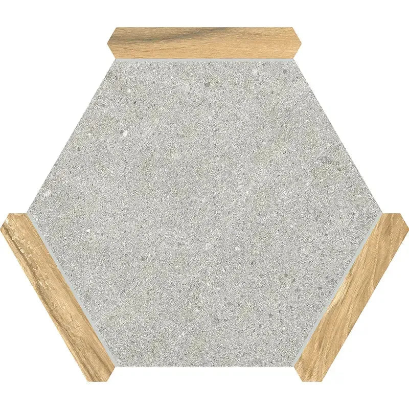 Montura Concrete Porcelain Hexagon Tile | Tile Club