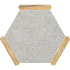 Montura Concrete Porcelain Hexagon Tile | Tile Club