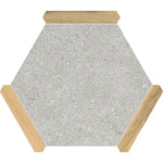 Montura Concrete Porcelain Hexagon Tile Sample